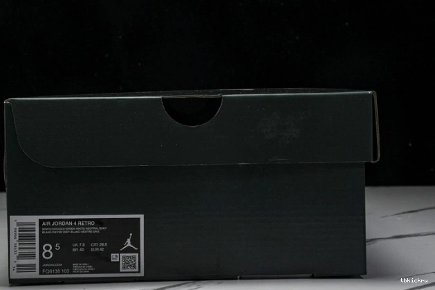 Cheap TBK FQ8138-103 Green Air Jordan 4 Oxidized 0810
